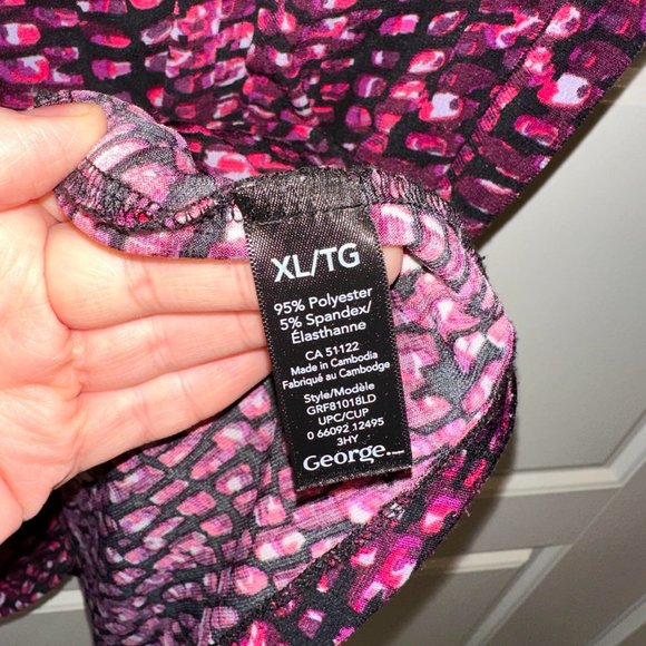 George Pink and Black Classy Polka Dot Top - Picture 5 of 5